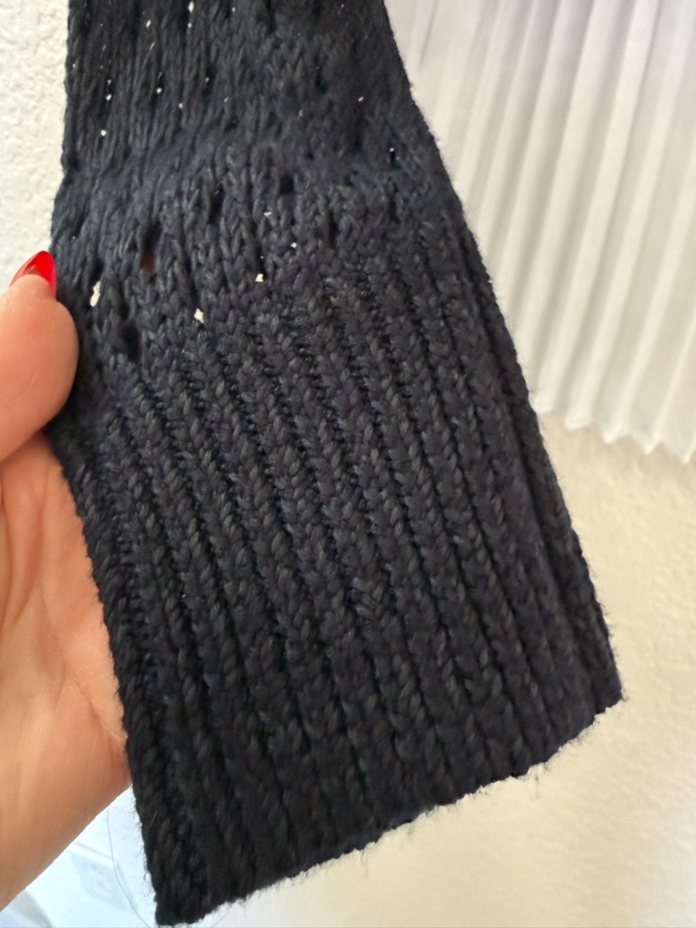 Maeve for‎ Anthropologie Layered Knit Sweater|  Pleated Hem | Boho Chic | Size M - Picture 8 of 13